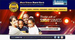 Desktop Screenshot of mtlebanonbaptist.org